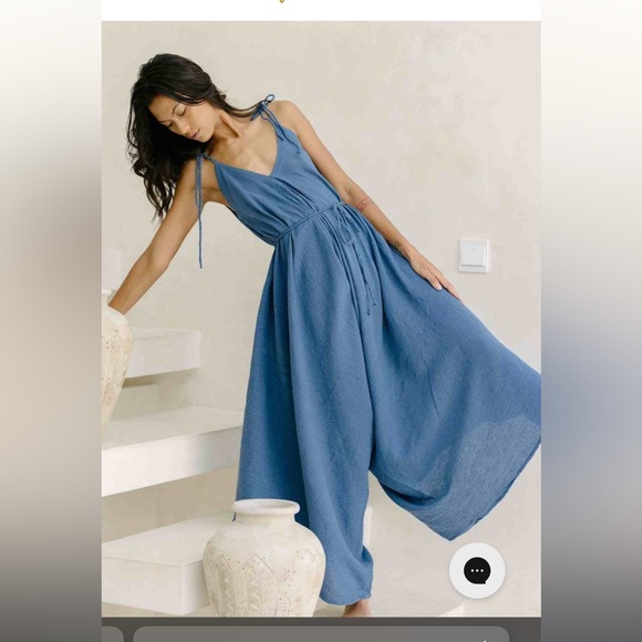 Myrah Penaloza Ina Playsuit (Linen/Cotton) handmade in Bali - Picture 7 of 12